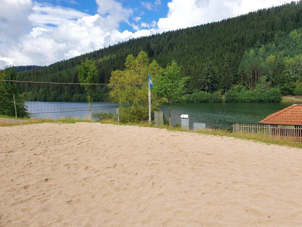 Haus Adler - Komplettes Ferienhaus Am Badesee Erzgrube Kültér fotó