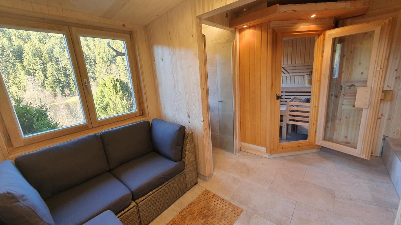 Haus Adler - Komplettes Ferienhaus Am Badesee Erzgrube Kültér fotó